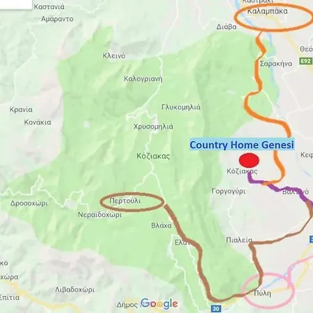 شقة Country #2 20min From Trikala Genesi